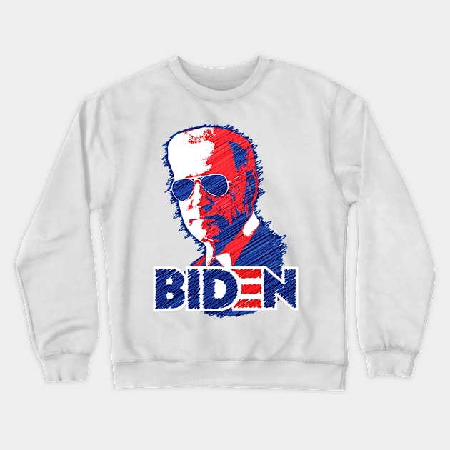 Biden Crewneck Sweatshirt by TeeZona